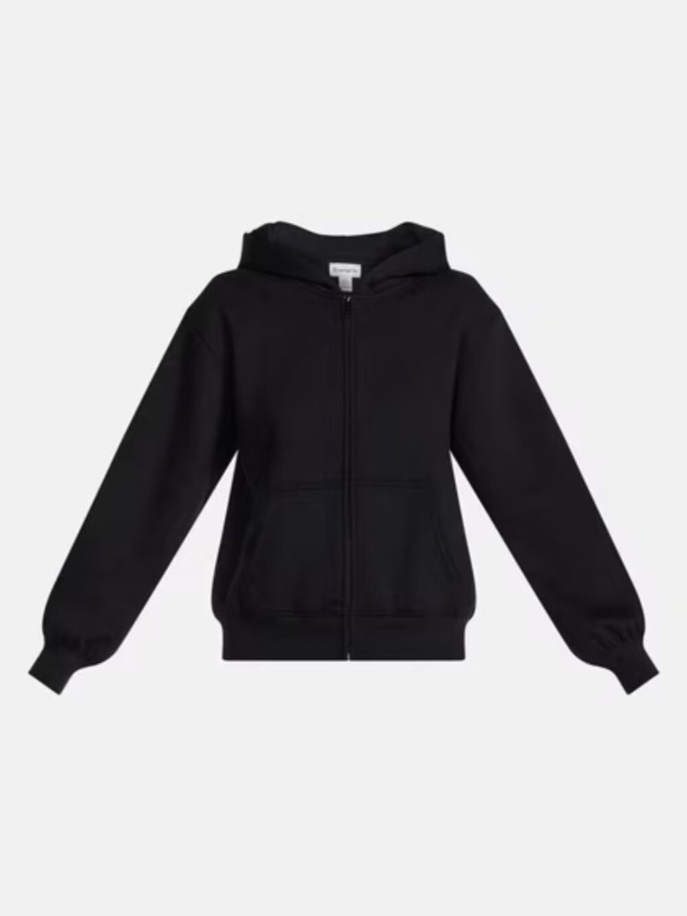 Scenario Women's and Women's Plus Zip Front Fleece Hoodie Jacket